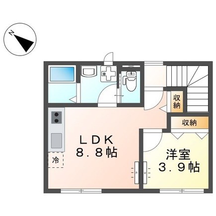 リーセント　カーサ 201号室 間取り