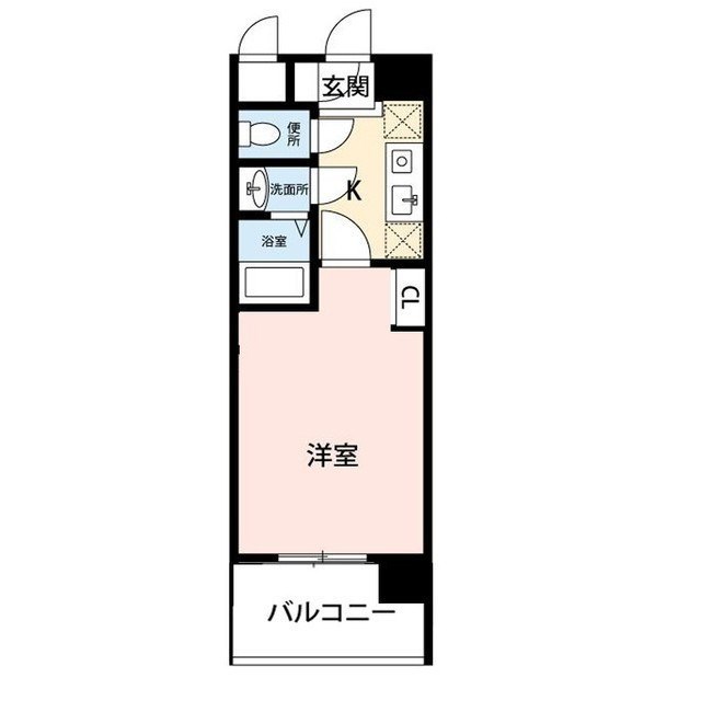 BUENA川端町４丁目弐番館 102号室 間取り