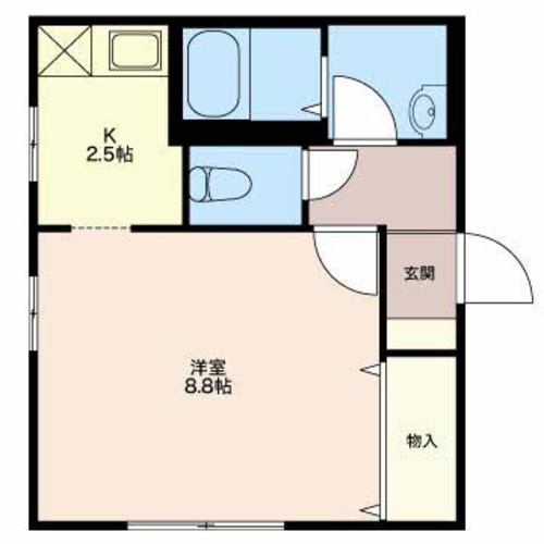 ルミエールM 201号室 間取り