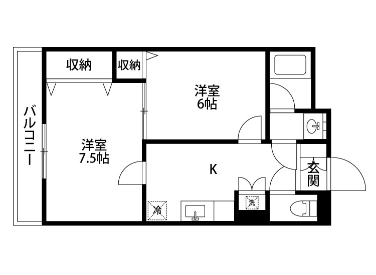 フェアリザワールド B1号室 間取り