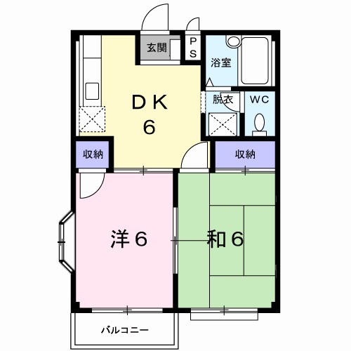 ガーデンヒルズ 205号室 間取り