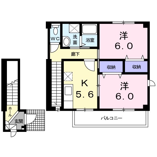 ハイツ悠Ａ 203号室 間取り