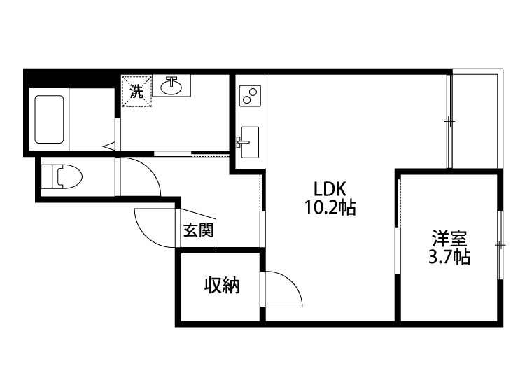 エトワール中央インター 間取り図