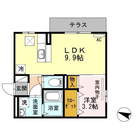 グランジェロ 301号室 間取り