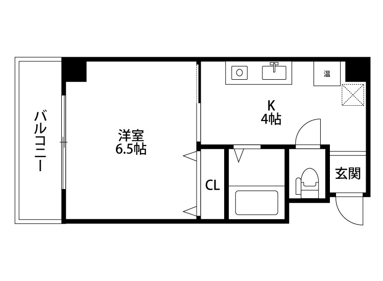 マンションアスカ 802号室 間取り