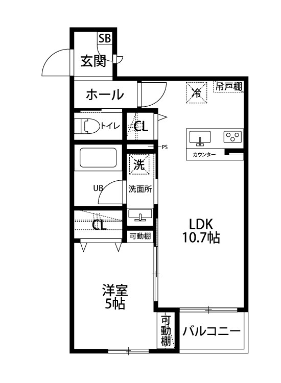 ブランフォーレ 203号室 間取り