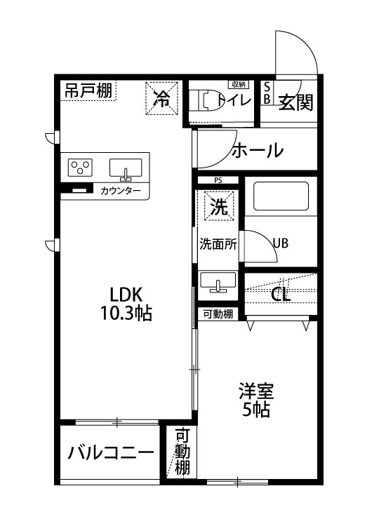 ブランフォーレ 301号室 間取り