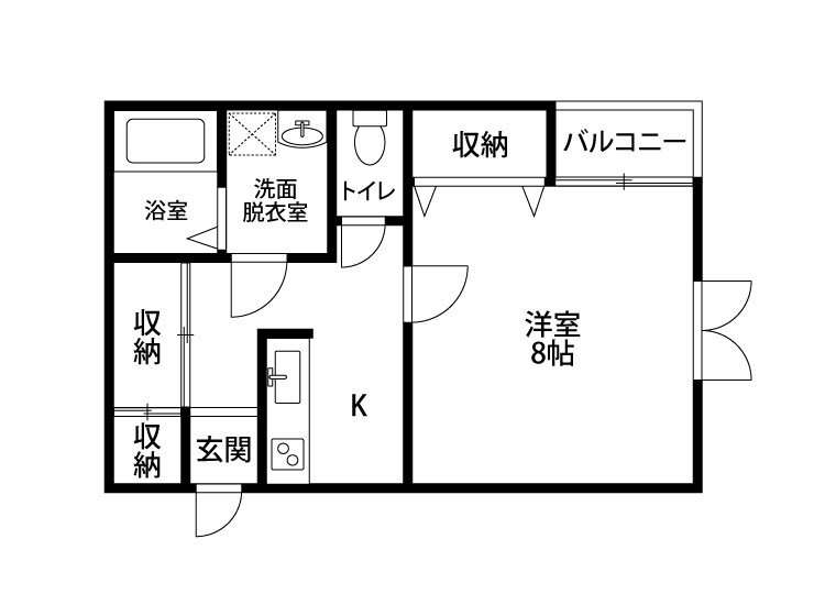 ロイヤルコート浜松町 105号室 間取り