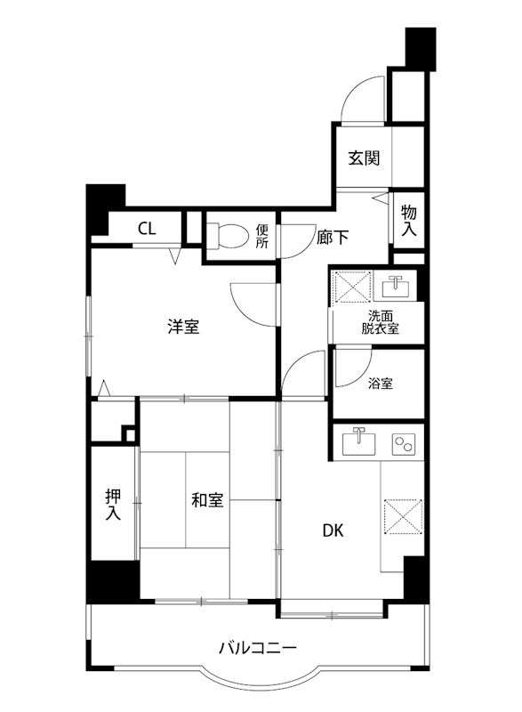 プライムローズ大川前 1001号室 間取り