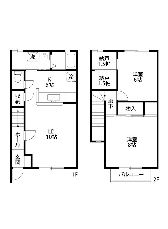 アーバンライフA 1号室 間取り