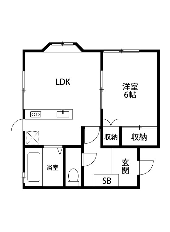 スペリオール白山浦 101号室 間取り