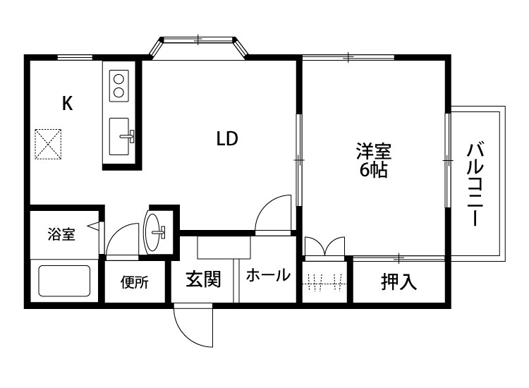 スペリオール白山浦 205号室 間取り