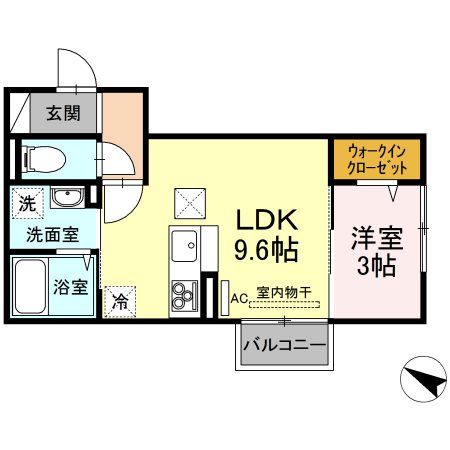 アトリア 202号室 間取り