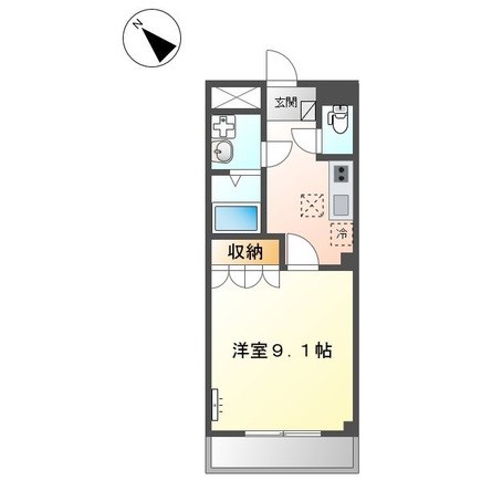 グランシャリオ 202号室 間取り