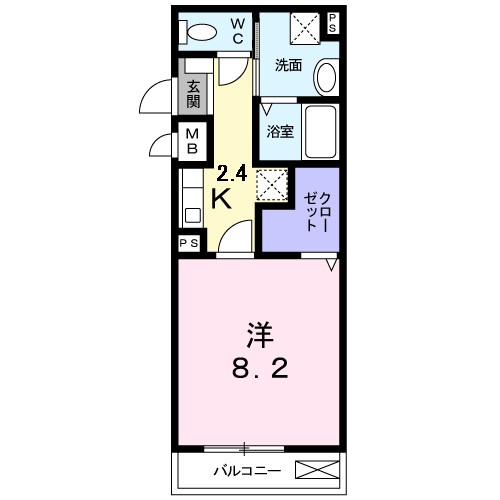 ミニヨンハウス 101号室 間取り