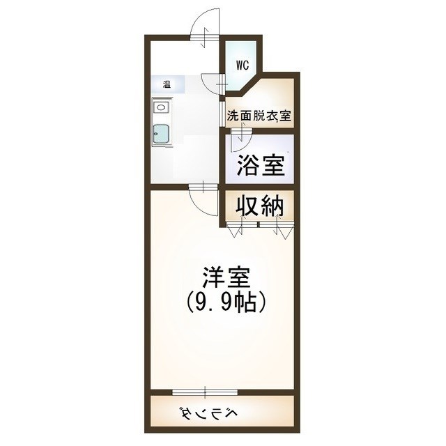レジュイール 303号室 間取り
