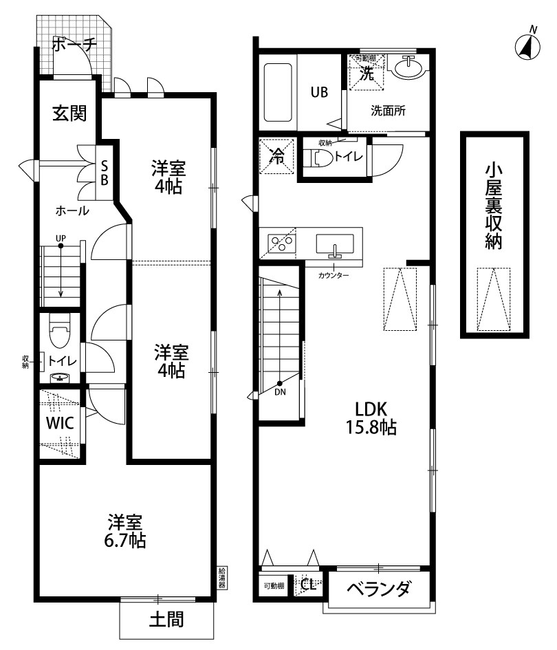 米山４丁目戸建  間取り
