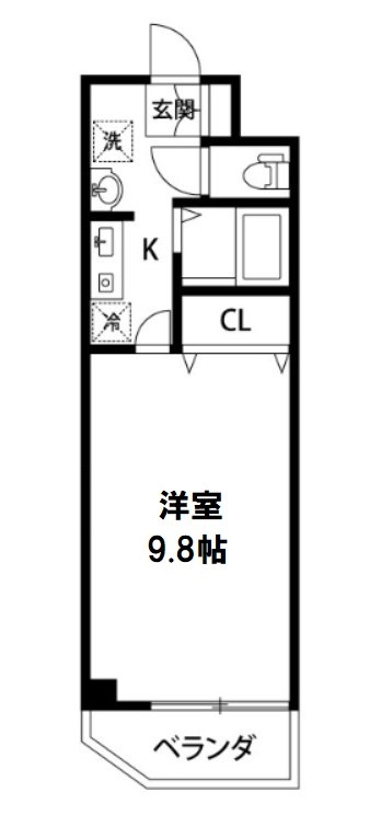 グランコート石宮 503号室 間取り