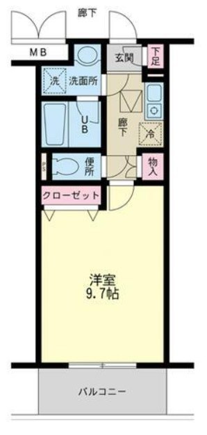 ボナール浜松ウエスト館 201号室 間取り