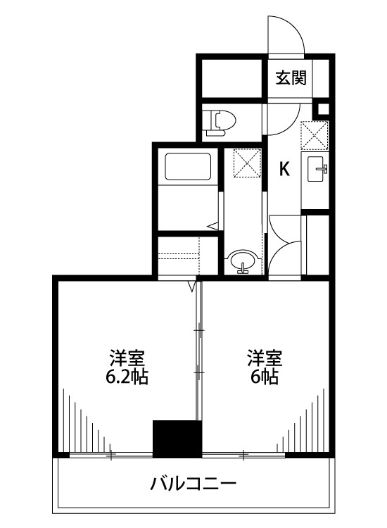 オセオ弁天 間取り図