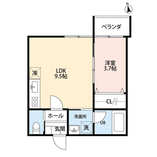 Rooms南万代 間取り