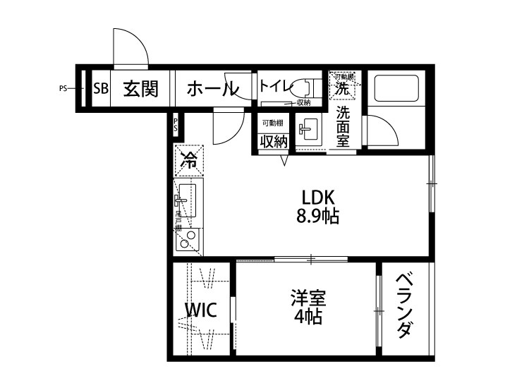 フューチャー東中野山 205号室 間取り