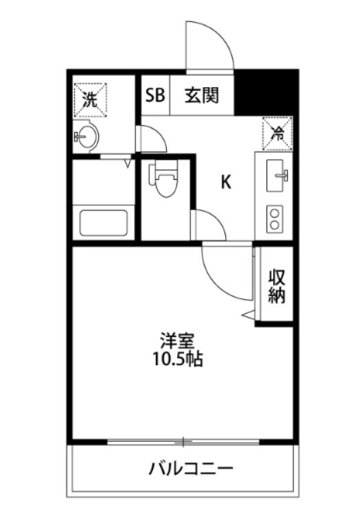ＶＡＬＩＳ 403号室 間取り