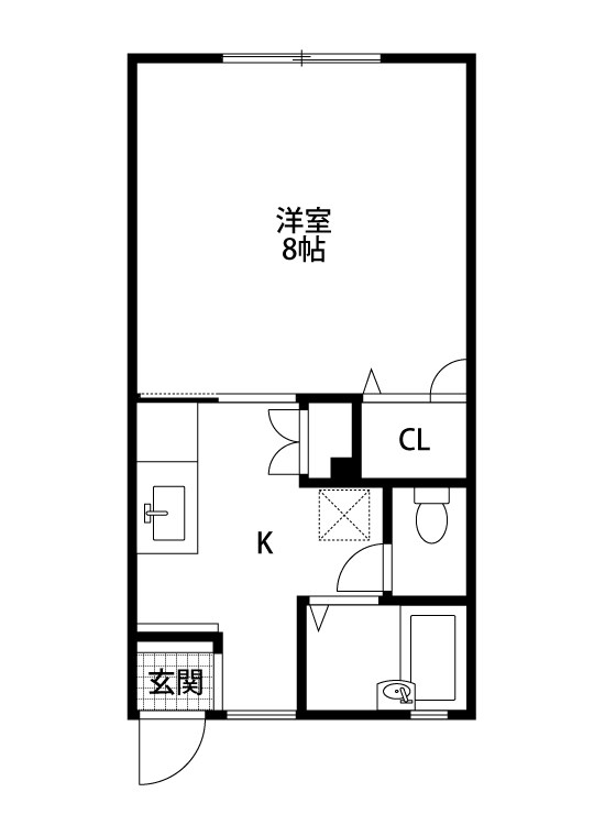 ココ・パーム 202号室 間取り