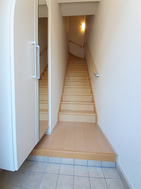 サンリット　サイド 玄関