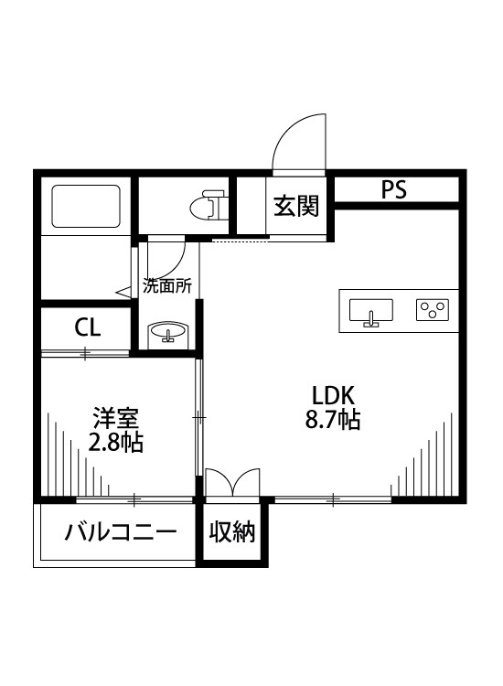 ノア・ノア天神尾 202号室 間取り