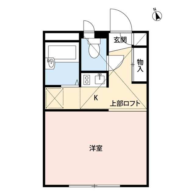 ジュネス江南 202号室 間取り