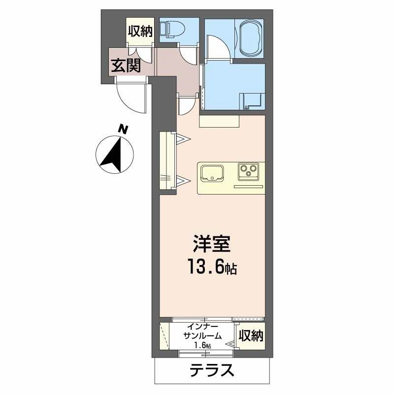 シャーメゾン東幸町 102号室 間取り