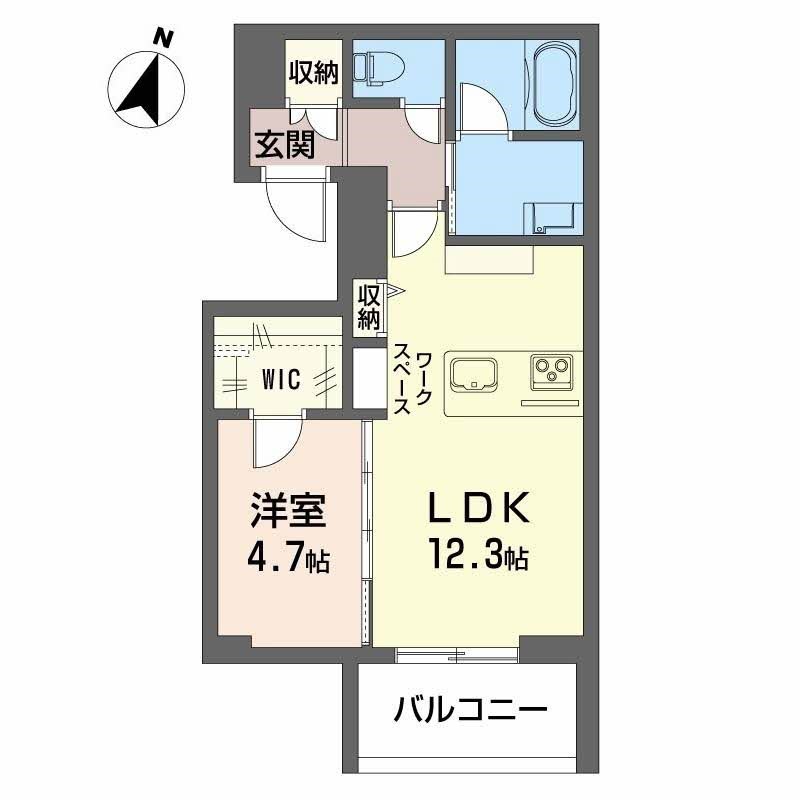 シャーメゾン東幸町 302号室 間取り