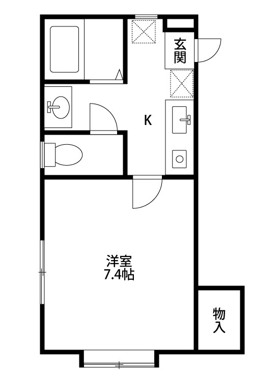 ビバリーヒルズV 202号室 間取り