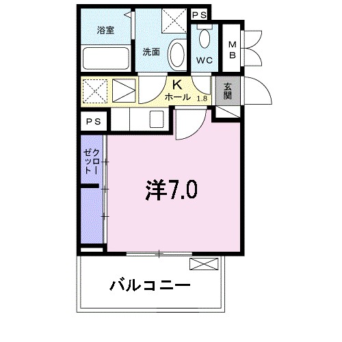 グリーン　ピア 101号室 間取り