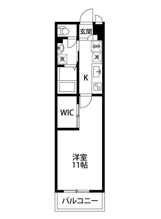 ピア旭町 305号室 間取り