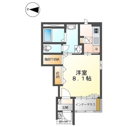 ルシアス 103号室 間取り