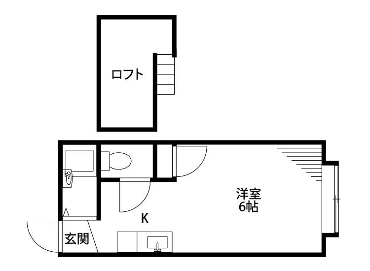ぷちはいむめもるⅡ 107号室 間取り
