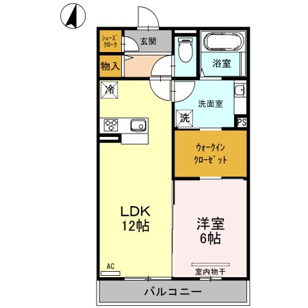 Sky Terrace　Ⅰ 302号室 間取り