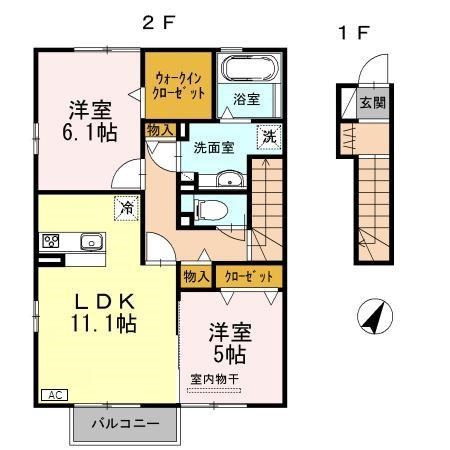 ロワール・カナ  間取り図