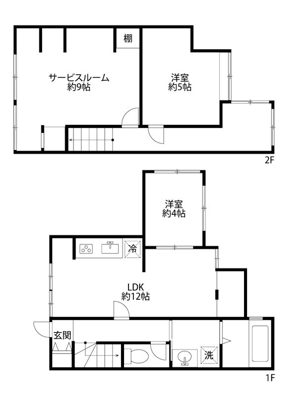 ラフェリオ万代 間取り
