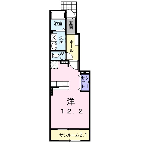ミルキータウン城所Ⅱ 間取り