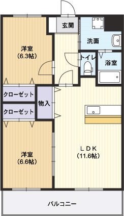 ラフィーネ向陽 間取り