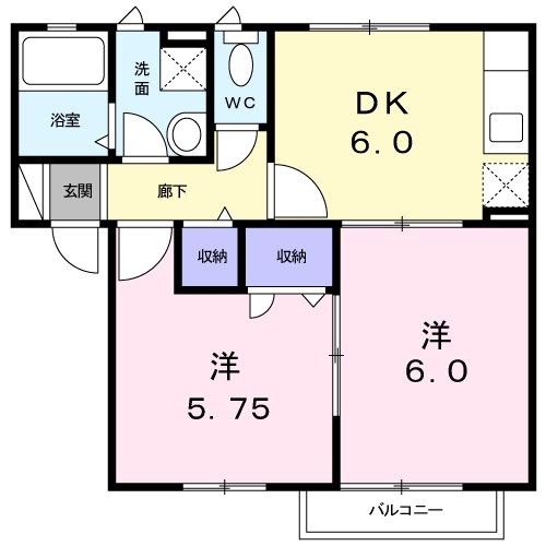 ベルスクエアＡ 間取り