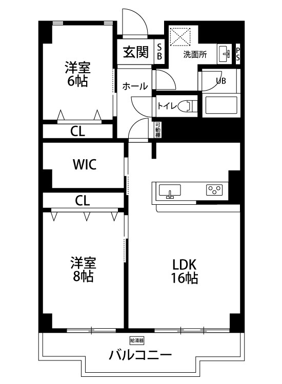 メゾン八千代 303号室 間取り