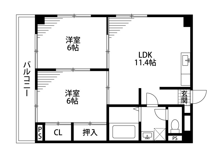 マンション礎 間取り