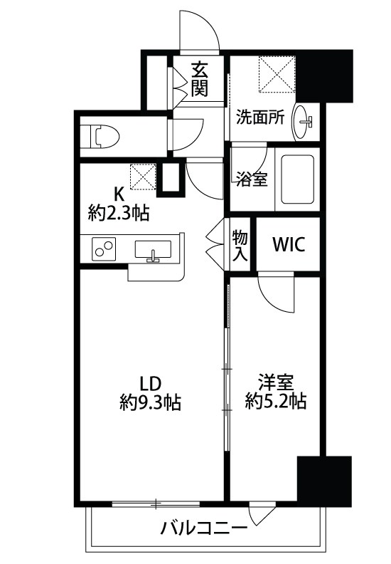 S-FORT新潟駅前 間取り