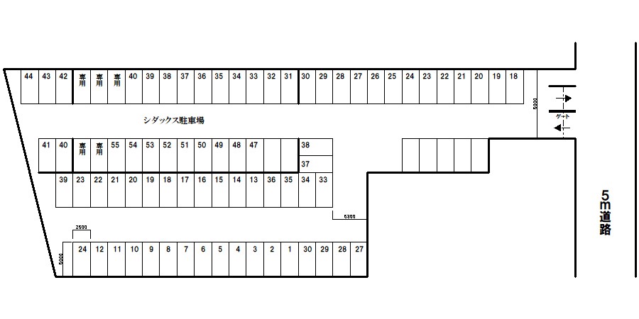 村野駐車場（元町） 間取り