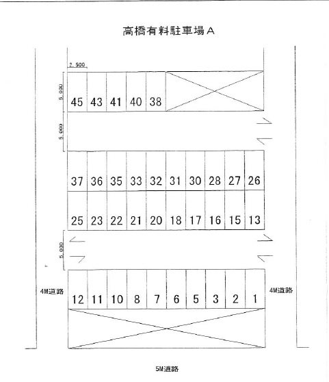 高橋有料駐車場Ａ 間取り