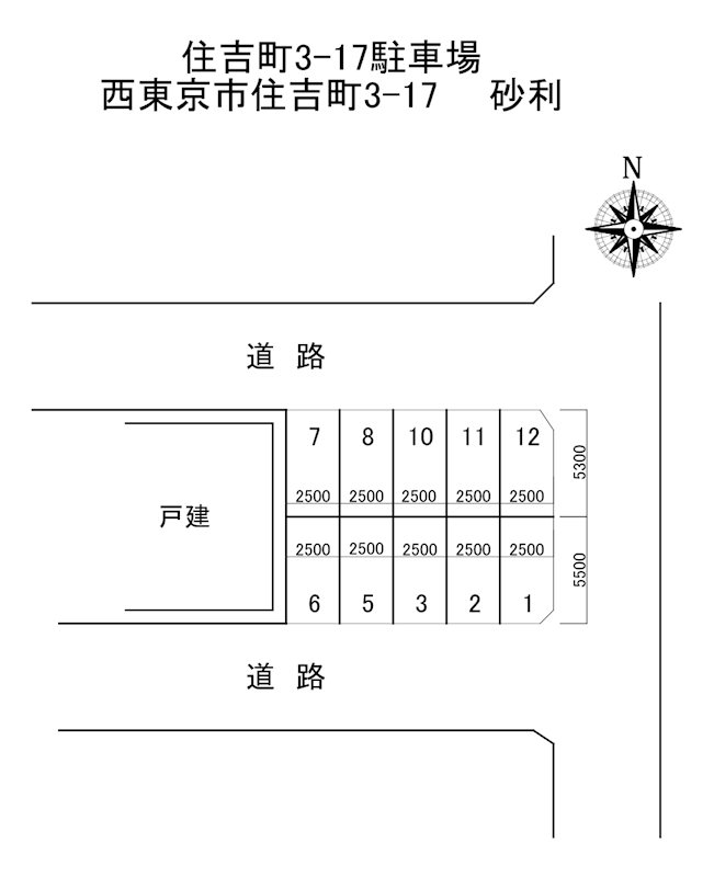 住吉町3-17駐車場 間取り